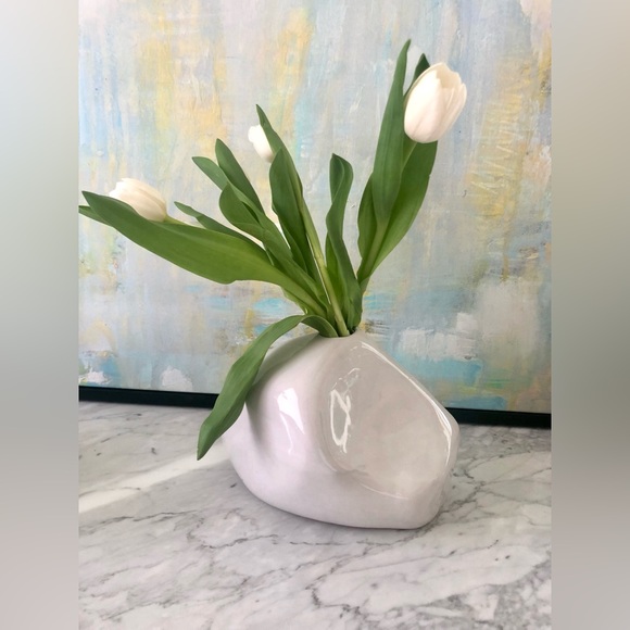 Unique Organic Form Vase - Picture 2 of 7
